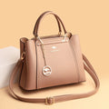 Nova bolsa para mulheres de grande capacidade bolsa de ombro puro couro  bolsas de ombro e mão para todas mulheres.