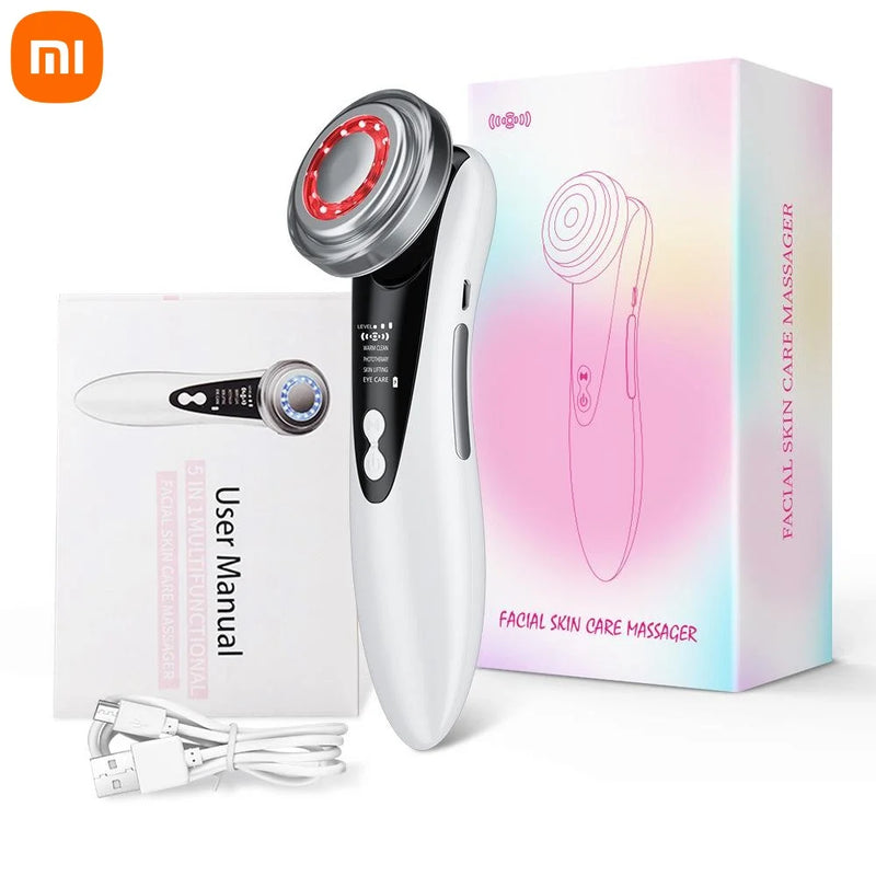 Xiaomi Multifuncional Facial Cuidados com a Pele Beleza Massagem Facial Elétrica Rosto Limpo Rejuvenescimento da Pele.