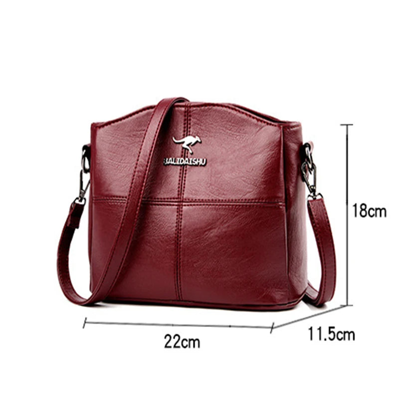 New Arrival Fashion Women's Small Crossbody Bag PU Leather Messenger Bag Zipper Handbag Purse Summer Travel Bag for Female