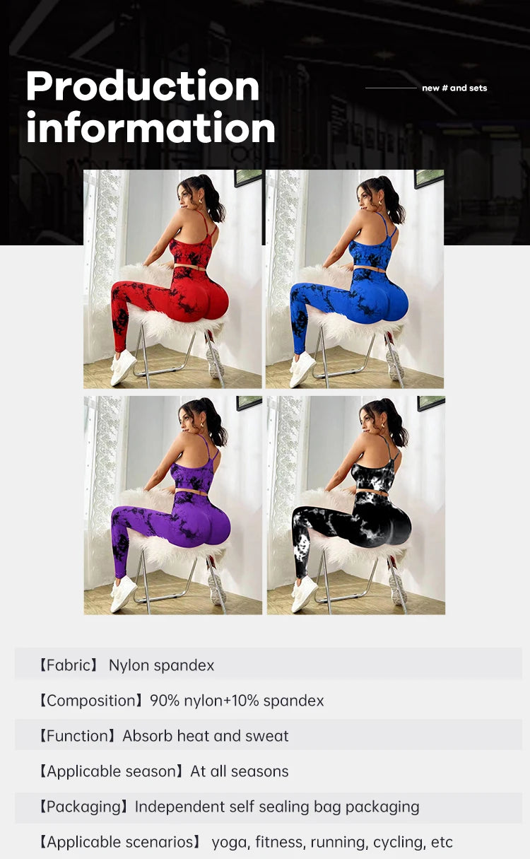 Treino Feminino Fitness Conjuntos de Yoga de Treino Sports sutiã + Leggings de Cintura Alta Roupas de Ginástica Ternos Esportivos Sem Costura
