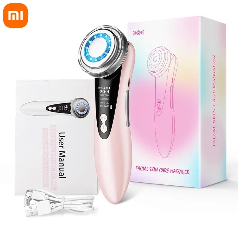 Xiaomi Multifuncional Facial Cuidados com a Pele Beleza Massagem Facial Elétrica Rosto Limpo Rejuvenescimento da Pele.